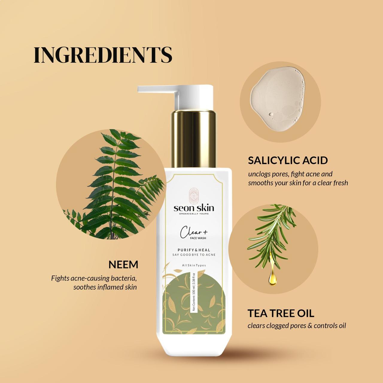 Clear+ Anti-Acne Facewash